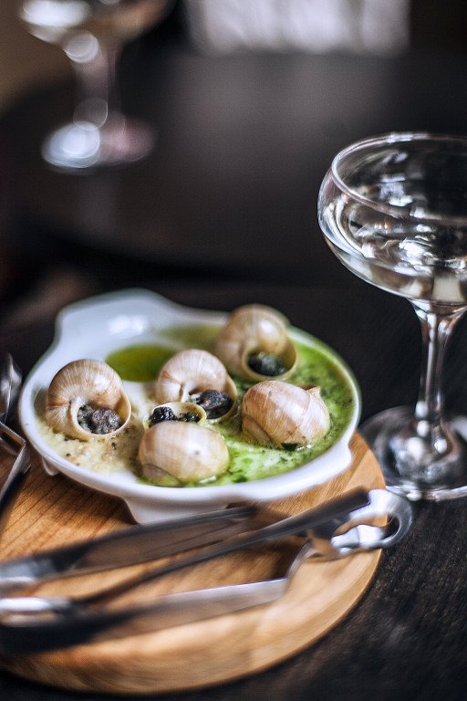 French snails culinary journey